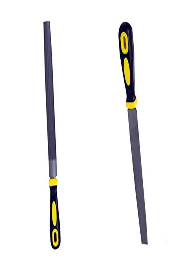 Jon Bhandari Tools 6 inch Half Round File with PVC Handle | Coarse Cut Hand File for Metal, Wood, DIY & General Purpose Use - Image 2